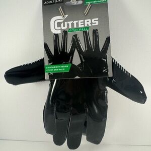 NEW Cutters Football Epic Receiver Gloves Adult L/XL Sticky Grip Palm‎ Sport
